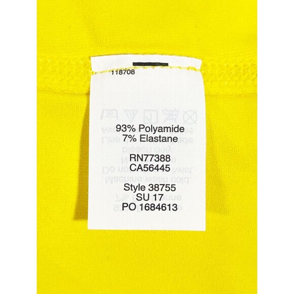 J. Crew Women's UV Protective Sun Shirt Long Sleeves in Yellow - Sz L - NWT - Picture 5 of 7